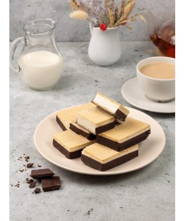 SWEETS OF THE VOLGA REGION Cookies with souffline filling in the glaze set 600g - Buy Online on GoSupps.com