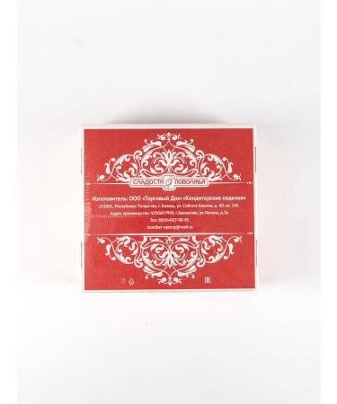 SWEETS OF THE VOLGA REGION Cookies with souffline filling in the glaze set 600g - Buy Online on GoSupps.com