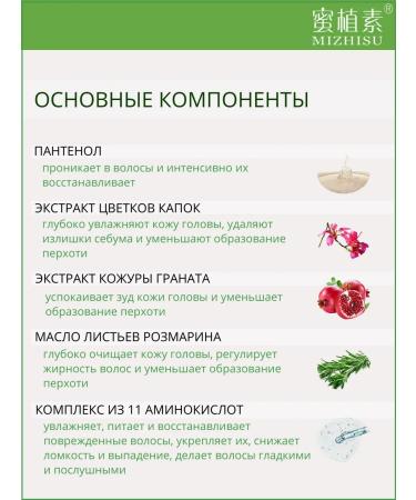 MIZHISU Cosmetic set shampoo+hair mask - Buy Online on GoSupps.com