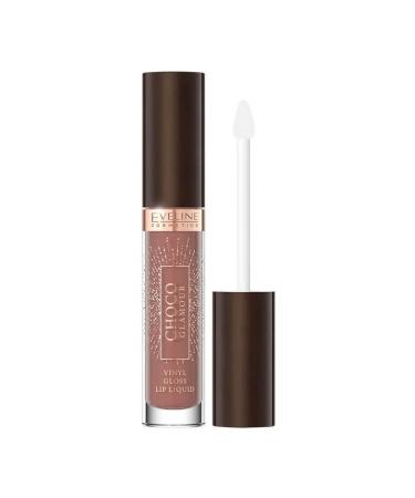 EVELINE Liquid vinyl lipstick Choco Glamour tone 01