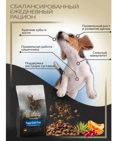 WILDY PUPPY GRAIN FREE Dry food for puppies 1 kg - Buy Online on GoSupps.com