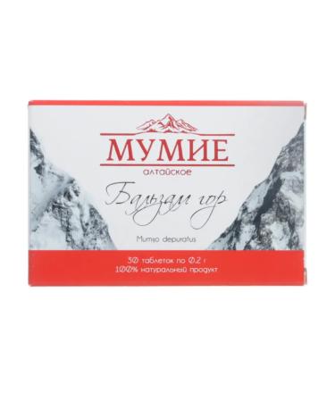 Health from nature Mumiye Altai Balm Gores Table 0.2 g x30pcs