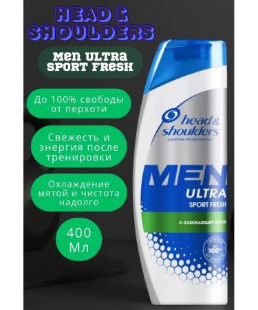 Head & Shoulders Sport Fresh 400 ml shampoo - Buy Online on GoSupps.com