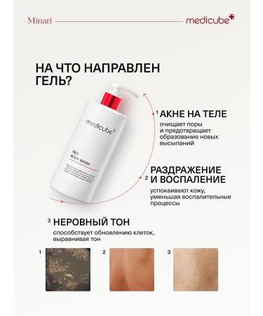 Medicube Shower gel against inflammation on the body - Buy Online on GoSupps.com