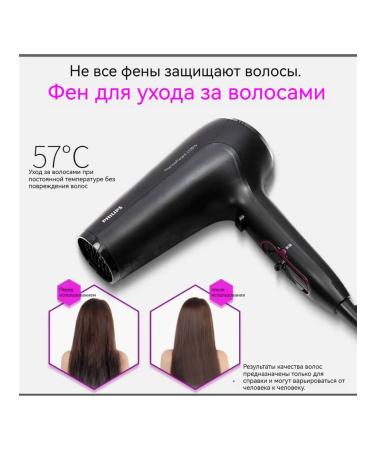 Hair hair dryer BHC020 2100 watts number of nozzles 1 black and gray - Buy Online on GoSupps.com