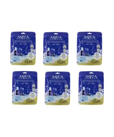 EKEL Facial face mask Aqua 6 pieces