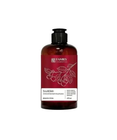 Family Cosmetics Shampoo and gel cherry and rose perfumed 470 ml 2 pieces - Buy Online on GoSupps.com