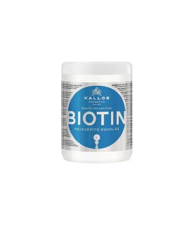 Kallos Cosmetics Biotin hair mask against falling out 1 liter - Buy Online on GoSupps.com