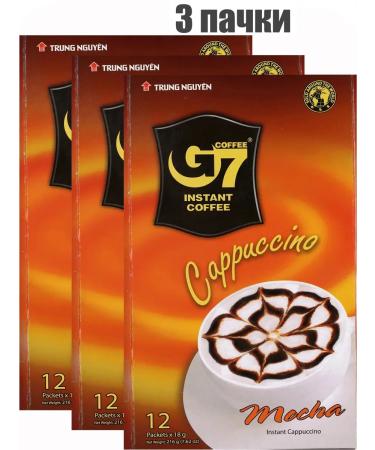 TRUNG NGUYEN Vietnamese soluble coffee Cappuccino mocha 3 packs