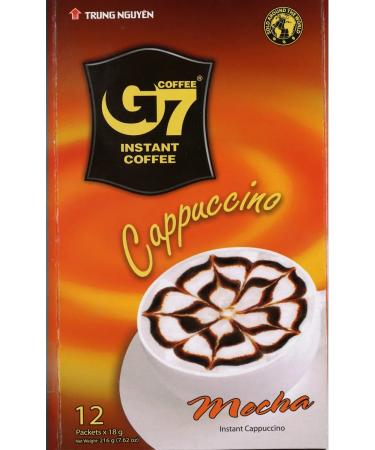 TRUNG NGUYEN Vietnamese soluble coffee Cappuccino mocha 3 packs - Buy Online on GoSupps.com