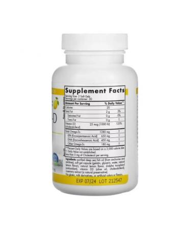 Nordic Naturals PROOMEGAD food supplement 60 capsules - Buy Online on GoSupps.com