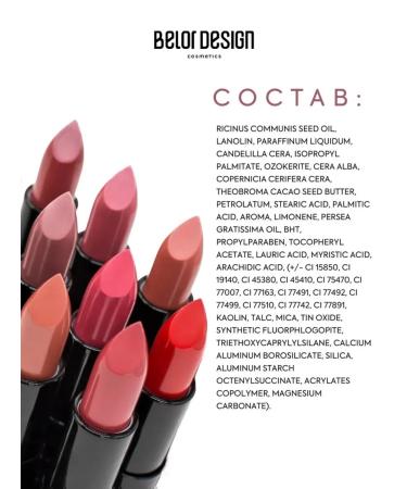 Belor Design Matte lipstick moisturizing tone 80 - Buy Online on GoSupps.com