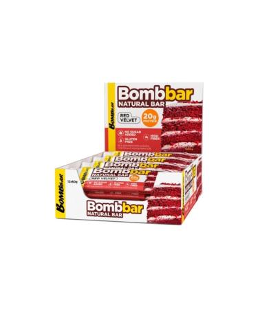 BombBar Baton without sugar taste 20x60g red brownie