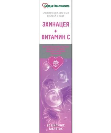 Heart of the Continent Echinacea + Vitamin C tab. thorn. No. 20