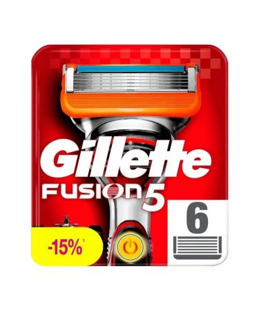 GILLETTE Fusion Power 6 pcs replacement cassettes