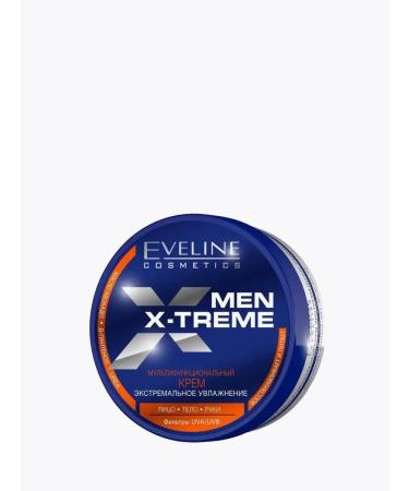 EVELINE Facial and body cream Men X-Treme Moisturizing 200 ml - Buy Online on GoSupps.com