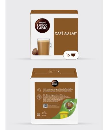 Nescafe Dolce Gusto Coffee in Dolce Gusto Caf au Lait capsules - Buy Online on GoSupps.com