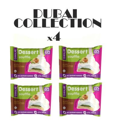 BombBar 4x55g chikalab pistachio pistachio cookies with crispy dough