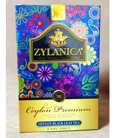 Zylanica Black tea with the aroma of bergamot Earl Grey 200g - Buy Online on GoSupps.com