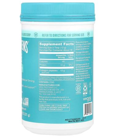 Vital Proteins Sea collagen without taste 221 grams - Buy Online on GoSupps.com