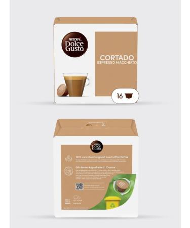 Nescafe Dolce Gusto Coffee in Dolce Gusto Cortado Espresso Macchiato - Buy Online on GoSupps.com