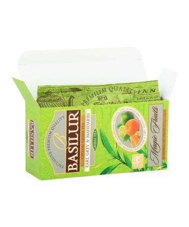 Basilur Tea in bags Green Earl Gray and Mandarin - Buy Online on GoSupps.com