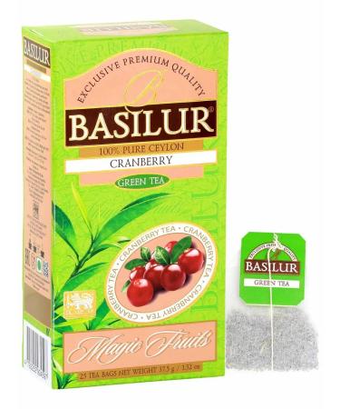 Basilur Tea in bags green cranberries