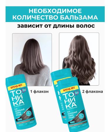 Tinted balm for toning tonic Ash dark blond - Buy Online on GoSupps.com