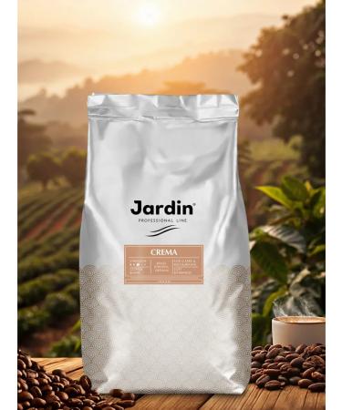 JARDIN Coffee in grains 1 kg Crema medium fry - Buy Online on GoSupps.com
