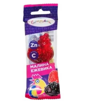 Home medicine cabinet Cockerel Caramel zinc and vit C (raspberries and blackberries) 8pcs - Buy Online on GoSupps.com