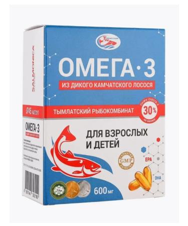 Home medicine cabinet Omega-3 from wild kamchaty salmon d dn and children 600 mg x45pcs - Buy Online on GoSupps.com