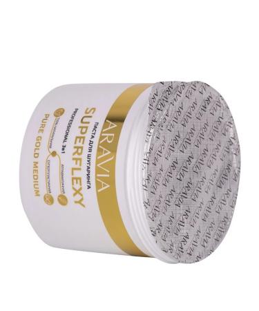 ARAVIA Superflexy Pure Gold shugaring paste 750 g - Buy Online on GoSupps.com