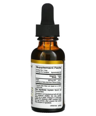 California Gold Nutrition Folinic Acid Folinic acid 30 ml - Buy Online on GoSupps.com