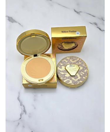 LuNa Cosmetics Facial powder 3V1 with mirror Milion Pauline Dazzle 02 - Buy Online on GoSupps.com