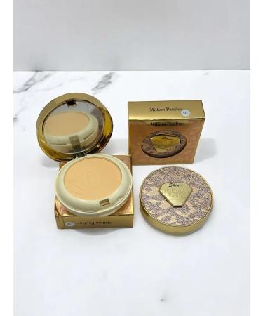 LuNa Cosmetics Facial powder 3V1 with mirror Milion Pauline Dazzle 03 - Buy Online on GoSupps.com