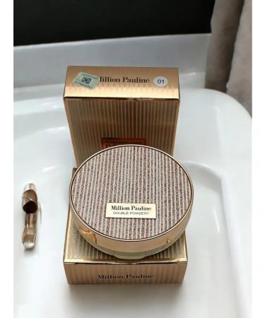 LuNa Cosmetics Facial powder 3B1 with a mirror matting compact 01 - Buy Online on GoSupps.com