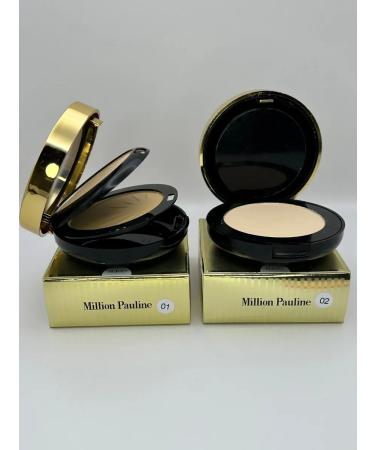LuNa Cosmetics Facial powder 3V1 with mirror Milion Pauline Powdery Cake 01 - Buy Online on GoSupps.com
