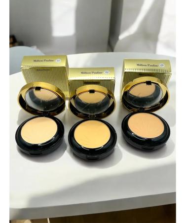 LuNa Cosmetics Facial powder 3V1 with mirror Milion Pauline Powdery Cake 01 - Buy Online on GoSupps.com