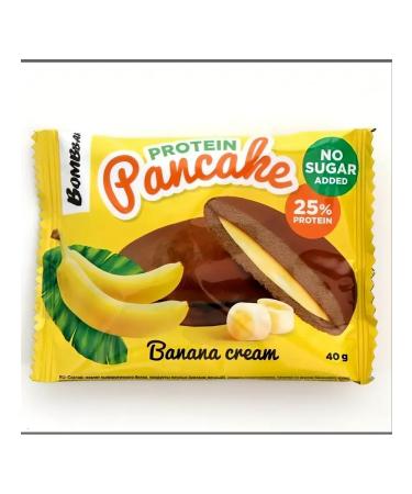 BombBar Pankek banana cream 40g (10pcs) - Buy Online on GoSupps.com