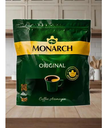 Monarch Coffee soluble sublimated 400 grams package