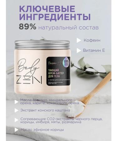 BELITA Melting body cream-batter with a 380 g lymphatic drainage effect - Buy Online on GoSupps.com