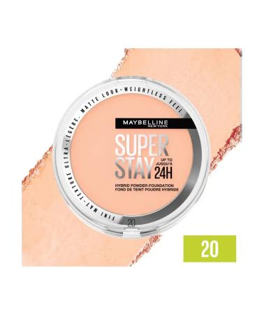 Maybelline New York Face Super Stay 24h Hybrid Powder Foundation 20 - Buy Online on GoSupps.com