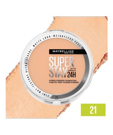 Maybelline New York Face Super Stay 24h Hybrid Powder Foundation 21 - Buy Online on GoSupps.com