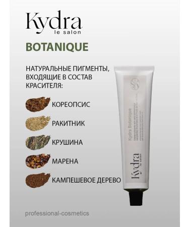 kydra Hair dye without ammonia Botanique 1 Black - Buy Online on GoSupps.com