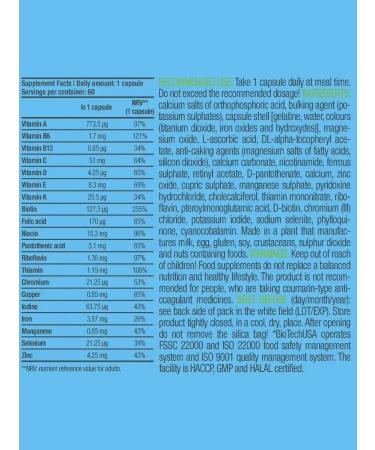 BioTechUSA Vitamin Complex 60 Vitamin Complex Caps - Buy Online on GoSupps.com