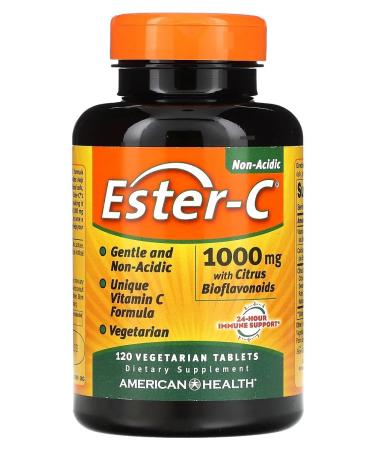 American Health Ester-C with citrus bioflavonoids 1000 mg 120 table