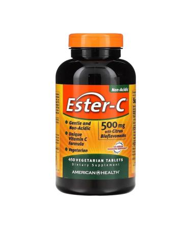 American Health Ester-C with citrus bioflavonoids 500 mg 450 table
