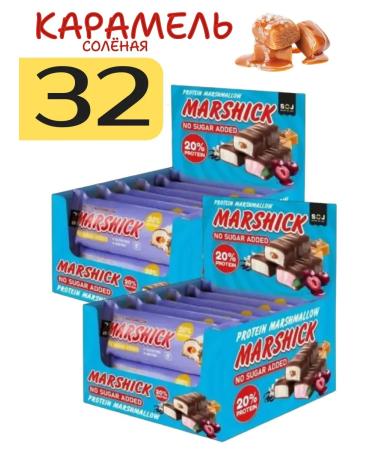SOJ Protein bars Marshick Salt Caramel _ 32 pcs