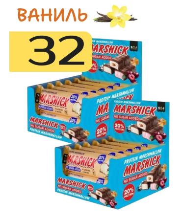 SOJ Protein bars Marshick vanilla _ 32 pcs