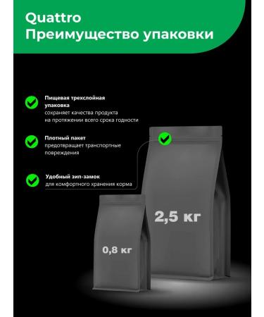 QUATTRO Bishon Frieze lamb 2.5 kg puppies - Buy Online on GoSupps.com